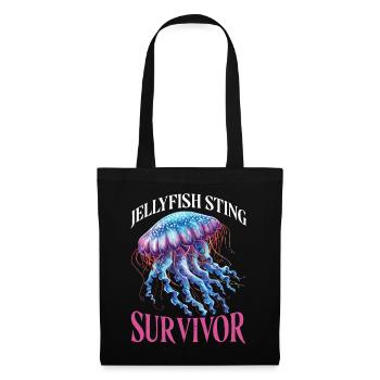 Jellyfish Sting Survivor 21 - Tote Bag - black - Front