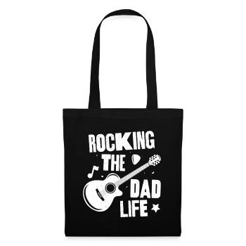Faire basculer la vie de papa - Sac en tissu - noir - Devant