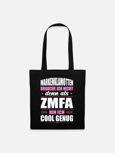 Markenklamotten Brauche Ich Nicht ZMFA - Stoffbeutel - Schwarz