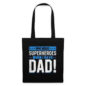 Superhero Dad Better Than Any Comic Book Hero - Tote Bag - black - Front