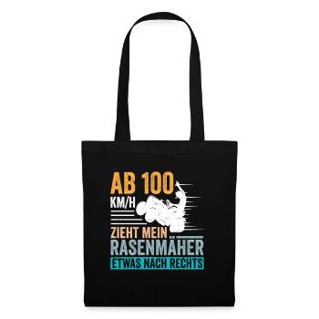Rasenmäher Rasentraktor Aufsitzrasenmäher - Stoffbeutel - Schwarz - Vorne