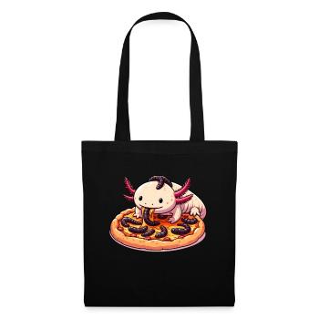 Pizza Party for Axolotl - Tote Bag - black - Front
