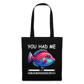 Hawaiian triggerfish Humuhumunukunukuapua'a - Tote Bag - black - Front