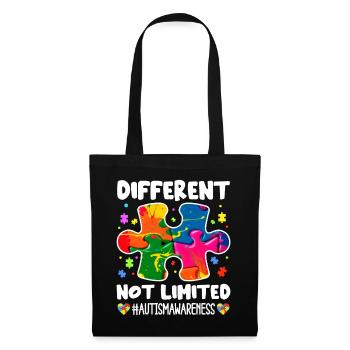 Autisme Autiste Autiste - Sac en tissu - noir - Devant