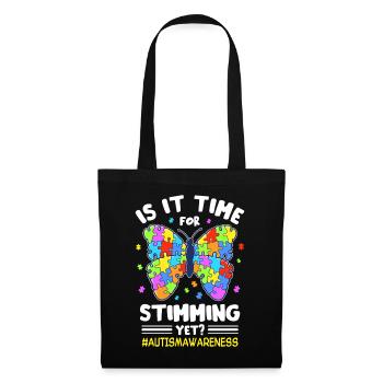 Autisme Autiste Autiste - Sac en tissu - noir - Devant