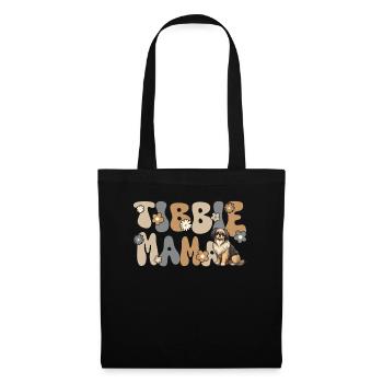 Épagneul tibétain Groovy Tibbie maman - Sac en tissu - noir - Devant