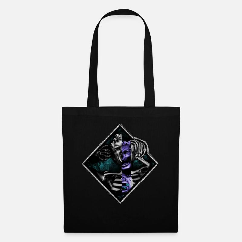 Screaming Sculpture, Artwork, Skull, Modern - Tote Bag - black
