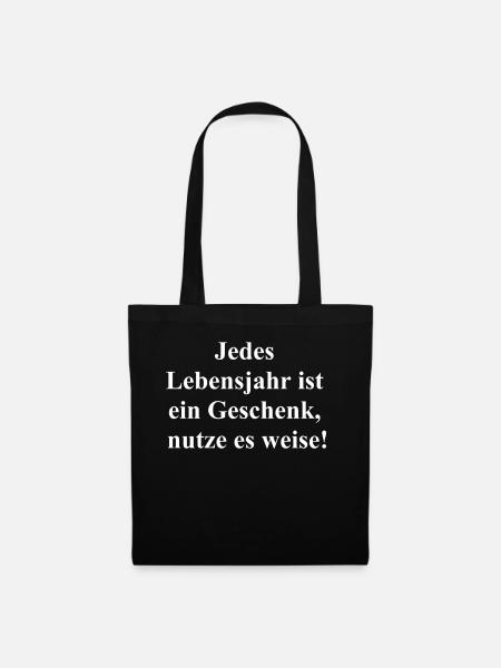Glücksbringer - Stoffbeutel - Schwarz
