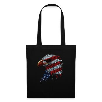 American Flag Freedom Eagle USA Pride 4 - Tote Bag - black - Front