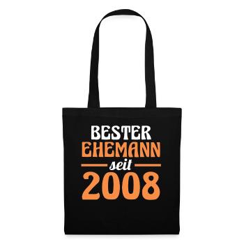 Meilleur mari de la Saint-Valentin depuis 2008 - Sac en tissu - noir - Devant