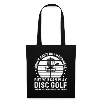 Joueur de disc golf drôle Disc golfeur drôle - Sac en tissu - noir - Devant