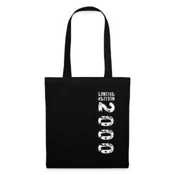 2000 Geburtstag Geschenkidee Vintage Edition 2000 - Stoffbeutel - Schwarz - Vorne