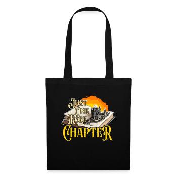 Reading Just One More Chapter Literature Reader - Stoffbeutel - Schwarz - Vorne