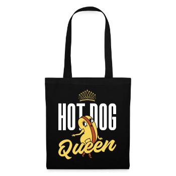 Hot Dog Adult Queen Hot Dog Queen - Stoffbeutel - Schwarz - Vorne