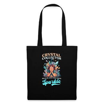 Crystal Collector Parce que l’âge adulte a besoin d’éclat - Sac en tissu - noir - Devant