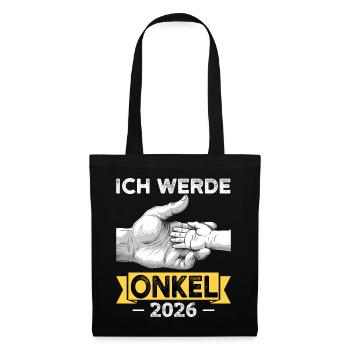 scJe serai un oncle en 2026 - Sac en tissu - noir - Devant