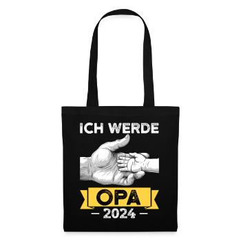 scJe vais être grand-père en 2024 - Sac en tissu - noir - Devant