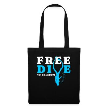 Diving, Freediving, Freediving No Limit Freediving - Tote Bag - black - Front