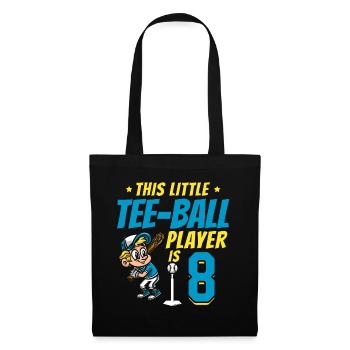 Tee-ball player Party 8th Birthday Tee-ball player - Tote Bag - black - Front