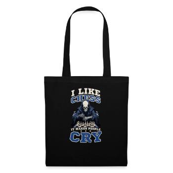 Chess Makes People Cry - Tote Bag - black - Front