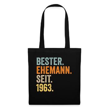 Valentine's Day Best Husband Since 1963 - Tote Bag - black - Front