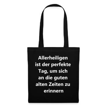 Geschenk für Freunde - Stoffbeutel - Schwarz - Vorne