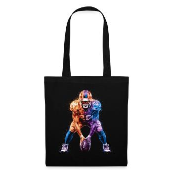 American Football Tshirt Men's Kids Football - Tote Bag - black - Front