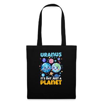 Uranus Uranus, ce n'est pas qu'une planète ! - Sac en tissu - noir - Devant