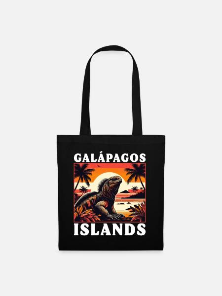 Galápagos Islands - Stoffbeutel - Schwarz
