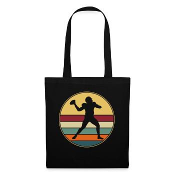 American Football Gift Kids Football Player - Tote Bag - black - Front