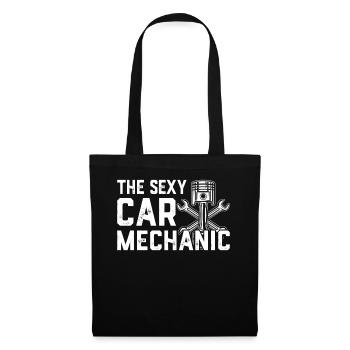 Automobile Mechanic - The Sexy Car Mechanic - Stoffbeutel - Schwarz - Vorne