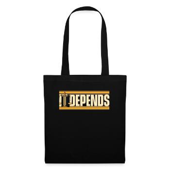 It Depends Legal Counsel Attorney General Lawyer - Tote Bag - black - Front