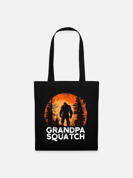 Grandpa Squatch - Stoffbeutel - Schwarz