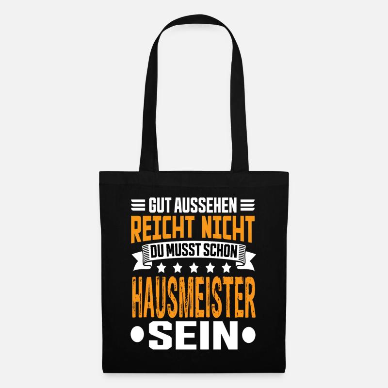 Hausmeister - Stoffbeutel - Schwarz
