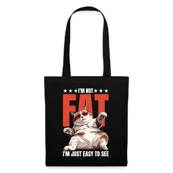 I'm Not Fat, I'm Just Easy To See 62 - Tote Bag - black - Front