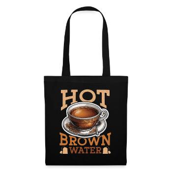 Hot Tea Hot Brown Water Tea Party Coffee Lover - Tote Bag - black - Front