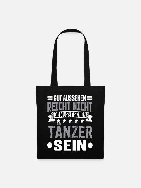 Tänzer - Stoffbeutel - Schwarz