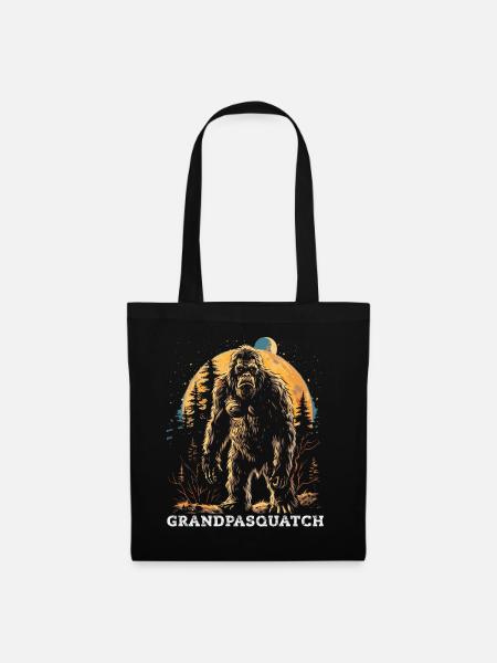 Grandpa Squatch - Stoffbeutel - Schwarz