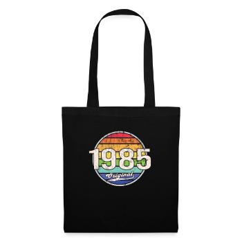 1985 Anniversaire Année Original - Sac en tissu - noir - Devant