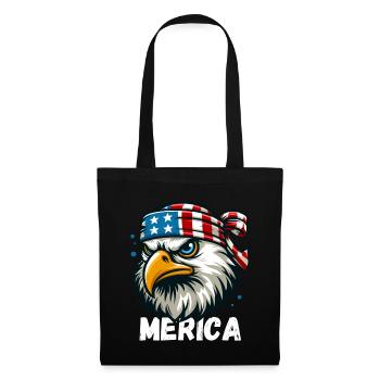 America Eagle USA Independence Day United States - Tote Bag - black - Front