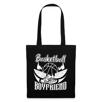 Basketball Basketball is My Boyfriend - Tote Bag - black - Front