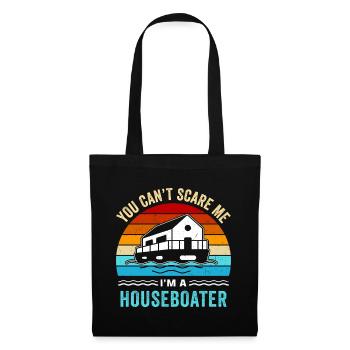 Funny Houseboat Saying - Tote Bag - black - Front