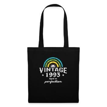 1993 Anniversaire Vintage Arc-en-ciel Soleil - Sac en tissu - noir - Devant
