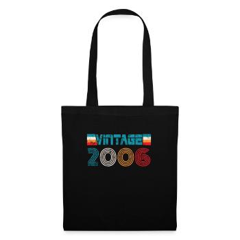Millésime anniversaire 2006 - Sac en tissu - noir - Devant