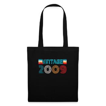 2009 Birthday Vintage - Tote Bag - black - Front