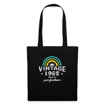 1962 Birthday Vintage Rainbow Sun - Tote Bag - black - Front
