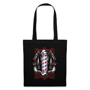 Chemise de coiffeur L’élégance à chaque coupe - Sac en tissu - noir - Devant