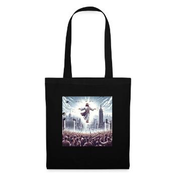Jesus on New York - Tote Bag - black - Front