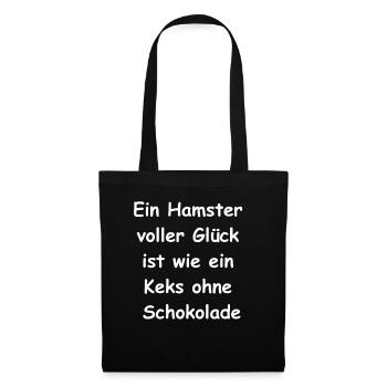 Lucky hamster gift - Tote Bag - black - Front