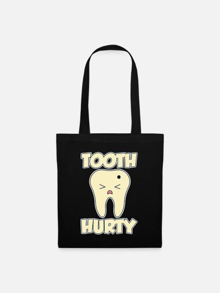 Tooth Hurty 4 - Stoffbeutel - Schwarz